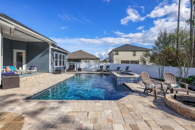 Custom Pool with Pavers & FirePit