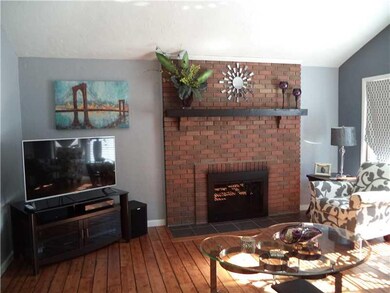 Living Room. Check out those new hard wood floors