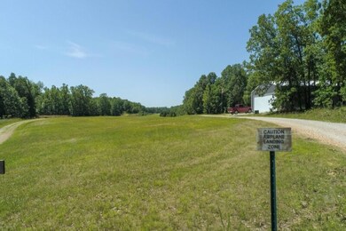 Airstrip and road runs three ways around