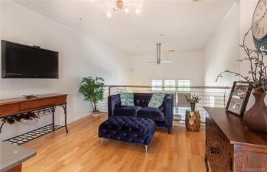 Den overlooking living room