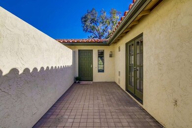Private, front walk way