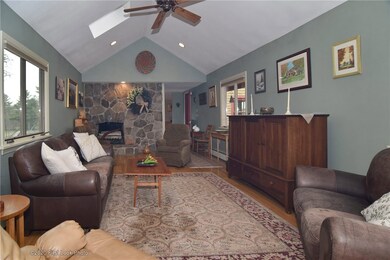 From the porch, enter into the living room with ca