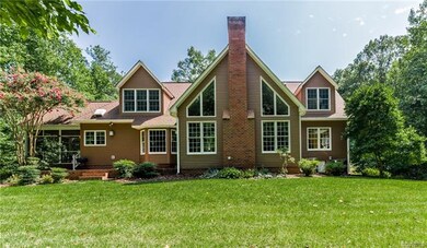 Rear side of home
