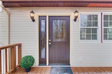 Brand new, pretty exterior door with keyless entry