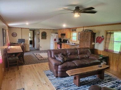 View From Front Entry Door!  Beautiful Oak Wood Fl