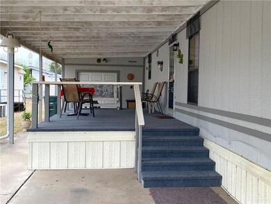 Deck with covered porch