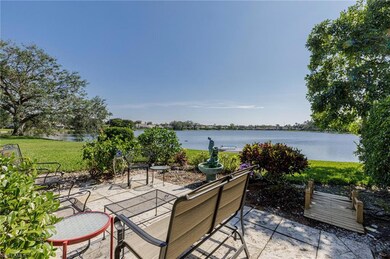 An outside patio extends your outdoor space.