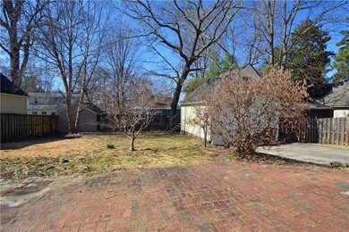 Back yard and Garage