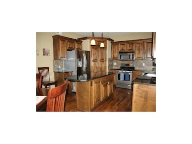 Large Island with Granite and Storage.