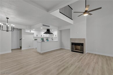 Unfurnished living room featuring light wood finis
