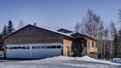 Front of Home 4 car garage!