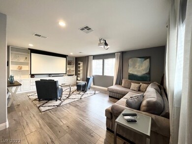 Step into family room from kitchen/nook area.