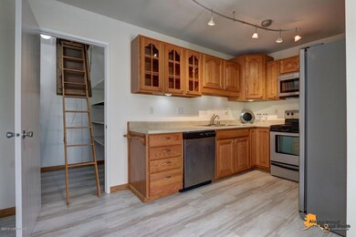 Pull Down Stairs to Cool Storage