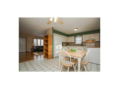 . spacious kitchen with newer countertops and back