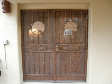 Closeup of Front Custom Security Doors