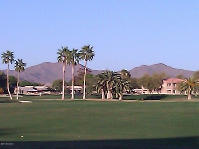 GOLF COURSE AND MOUNTAIN VIEW FROM PATIO