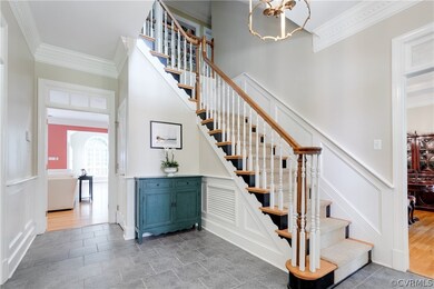 Gracious foyer  with stairs to the ssecond floor
