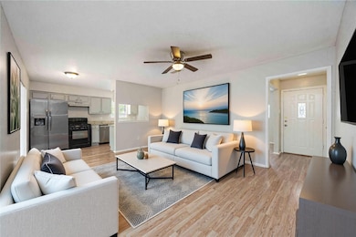 Living room-virtually staged