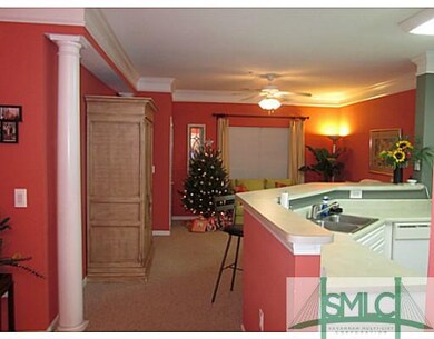 Interior Space/Layout. Wide crown molding and arch