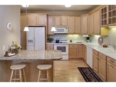 Beautiful cook's kitchen features Corian counters,