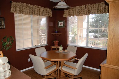 in kitchen dining area