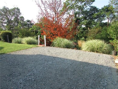 Recently added gravel driveway