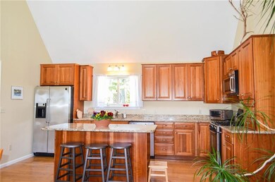 Kitchen from dining area