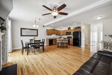 Open Living Dining & Kitchen