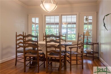 Separate dining room.