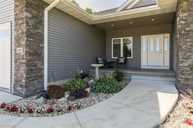 Covered front porch with lighting, ceiling done in