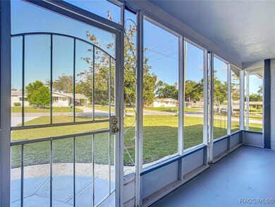 Screened front porch