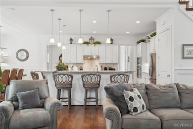 Living Room open to kitchen on 1st floor