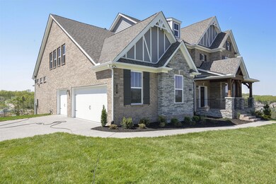 3 car side entry garage