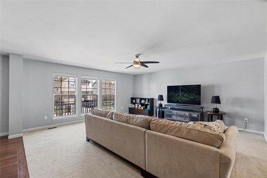 The oversized floor length windows bring in lots o