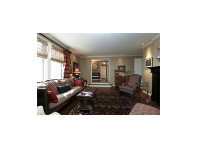 Step down to the formal living room