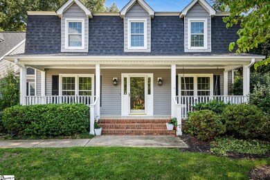 Spacious rocking chair front porch