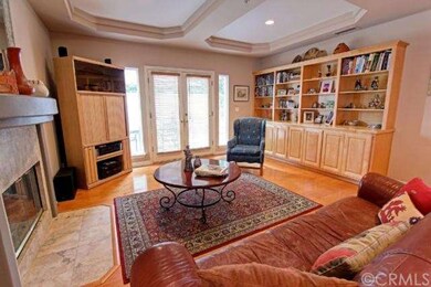 Family Room with Custom Built-In Cabinetry