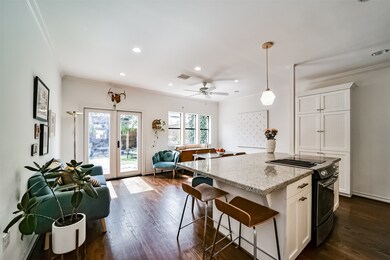 The incredible living spaces feature a bright and