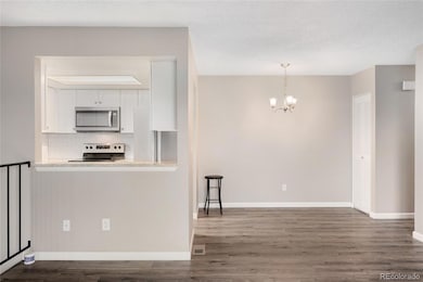 Kitchen from living area