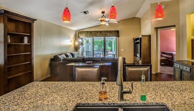 from breakfast bar toward family rm 1