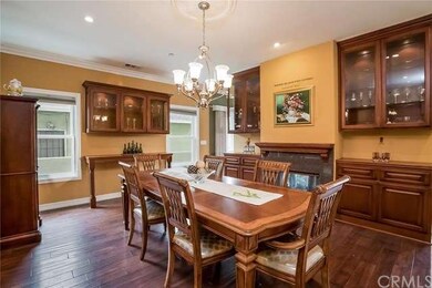 Formal Dining Room with fireplace