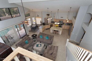 Overview of Family Room/Kitchen