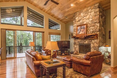 Great room w/ sliding doors open