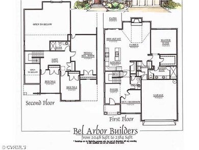 Interior Space/Layout - FIrst and Second Floor Pla