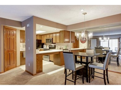 Kitchen is open to the informal dining area and al