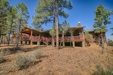 Large covered deck