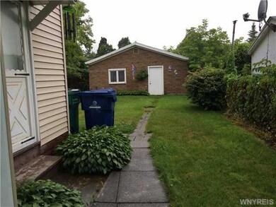 Backyard Back workshop behind house