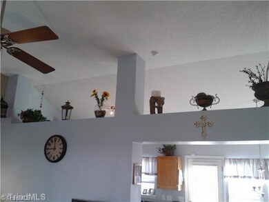 Living Room. Shelves in Living Room