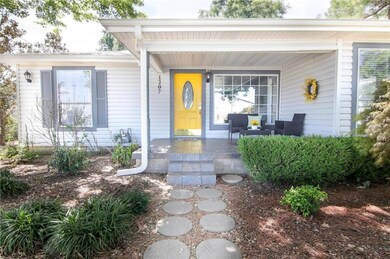 Inviting front porch