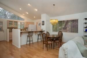 dining area & kitchen